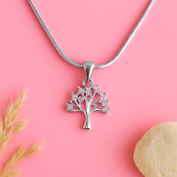 925 Silver Pendant With Chain